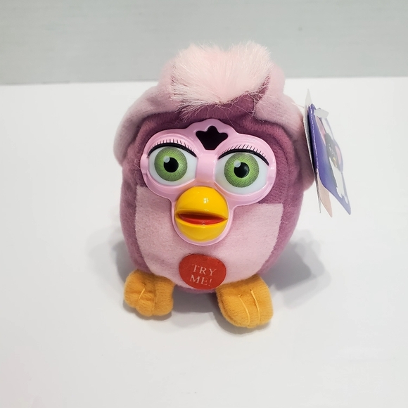 VINTAGE 90'S FURBY SMALL 10cm / 4" PLUSH KEY CHAIN - Picture 14 of 14